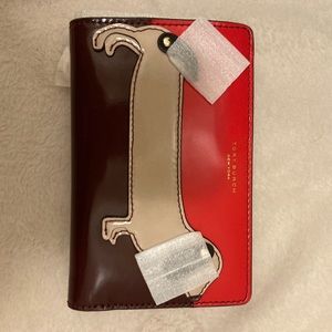 Medium McGraw Dachshund Slim Leather Wallet